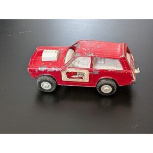 Vintage 1960/70's Tootsietoy Big Engine Chevy Vega Sport Ranch Diecast Car Red